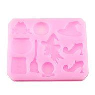Magic Halloween Fondant Molds Silicone Chocolate Cake Decorating Mold N6