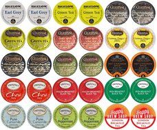 30-count TOP BRAND TEA K-Cup Variety Sampler Pack, Single-Serve Cups for Keurig Brewers