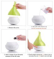 YUNSTORES Essential Oil Diffuser, Ultrasonic Oil Diffuser, Waterless Auto Shut Off for Home, Office, Bedroom,... N3