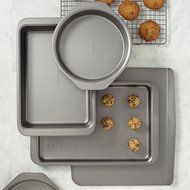 Cake Boss Basics Nonstick 5-Piece Bakeware Set, Gray N7
