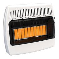 Dyna Glo IR30PTFA 30,000 BTU Liquid Propane Infrared Vent Free Thermostatic Wall Heater with blower and legs N5