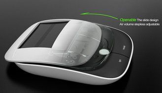 ZIO LYL New Intelligent Solar power car air purifier Automotive Aromatherapy Oxygen bar Disinfect In addition... N7