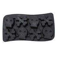 &quot;Skull Human Skeleton Shape Silicone Ice Cube Freeze Mold&quot; shopping N2