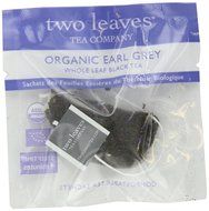 Two Leaves Tea Company Organic Earl Grey Black Tea, 100-Count (Packaging artwork may vary) N2
