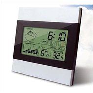 17BUY Wireless Digital LCD Indoor Humidity Monitor Thermometer Hygrometer with Alarm Clock Calendar Function N3