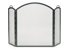 Minuteman International SSS-05L Arched Three-Part Folding Screen, Large