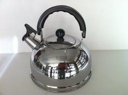 Fan Palm Ware Stainless Steel Whistling Tea Pot Kettle 2.5 Liter