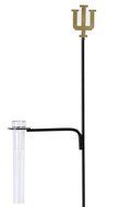 Henson Metal Works 3700-8 Indiana University Collegiate Logo Rain Gauge