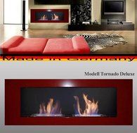 Fireplaces Manufacturer Mierzwa (DF-Shopping, Germany) Bio Ethanol Fire Place Model Tornado Deluxe Silver N2