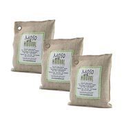 Moso Natural 200gm Air Purifying Bag, Natural, 3-Pack