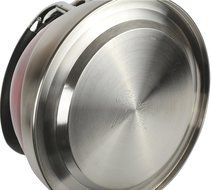 Creative Home 77034 Camille Stainless Steel Whistling Tea Kettle, 3-Quart, Opaque Blue N10