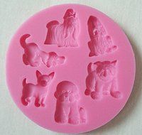 HSE 3D Animal Silicone Chocolate Mold,Fondant Cake Decorating Tools,Silicone Soap Mould,Cake Molds N2