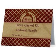 Midwest Hearth Wood Stove Replacement Gasket Kit for Woodburning Stoves - Graphite Impregnated Fiberglass Gaskets...