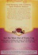 Yogi Probiotic Balance Tea, Cinnamon Berry, 16 Tea Bags (Pack of 6) N5