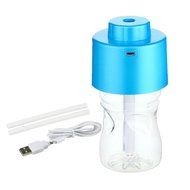 Lsgoodcare Portable Mini USB Air Humidifier Cool Mist Ultrasonic LED Yellow Noctilucent Bottle Cap Air Purifier... N5