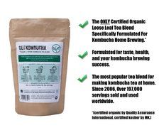 Get Kombucha, Certified Organic Kombucha Tea Blend - (60 Servings) (4oz (60 Servings)) N3