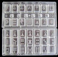 Lariy Chocolate Maker food-Grade Polycarbonate/Silicone Chocolate Mold Chinese Mahjong