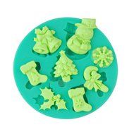 Bhbuy Christmas 3d Silicone Cake Baking Mold Chocolate Jelly Candy Mould Craft Tool
