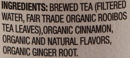 Honest Tea 16 fl oz, Tea, Bottled, Organic, Cinnamon Sunrise, Herbal N5