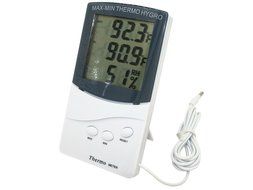 Generic TA318 Digital Indoor Outdoor Large LCD display thermometer / temperature sensor / humidity meter thermo-hygrometer