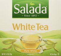 Salada Pure White Tea, 40-Count Packages (Pack of 6)