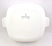 Vintage Corning Ware Casserole P-1-B,blue Flowers,glass Cover,1 Qt.usa N3