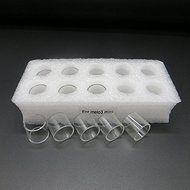 5 pcs Melo3 mini Tube Replacement Glass For Pico 75 --transparent