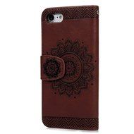 iPhone 7 Case (4.7 inch) - Wallet Folio Flip Embossed Totem PU Leather Case with Stand Card Slots and Slim Fit...