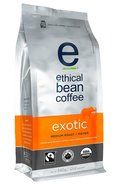 Ethical Bean Coffee Decaf, Dark Roast, Whole Bean, 12-Ounce Bag N24