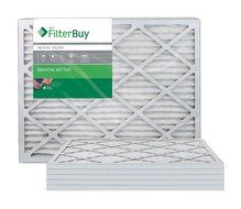 AFB Silver MERV 8 12x27x1 Pleated AC Furnace Air Filter. Pack of 6 Filters. 100% produced in the USA. N6