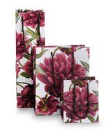 Boston International 6 Count Caskata Studio Bottle Bags, Peony Gold N18