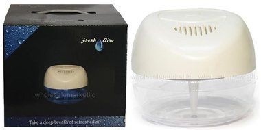 2 New Fresh Aire Machines with Rainbow Rainmate Eucalyptus Fragrance. White Color with 6 LED Color Changing Lights