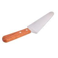 Happu-store(TM) 1 Pcs Pizza Shovel Wooden Hand Stainless Party Cake Pie Pastry Server Cutter N4
