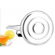 Stainless Steel Whistling Teakettle Teapot Cookware Silver Tone (4L) N9