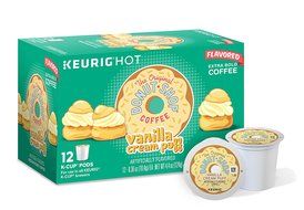 The Original Donut Shop Vanilla Cream Puff, Keurig K-cups, 12 Count (Pack of 6)