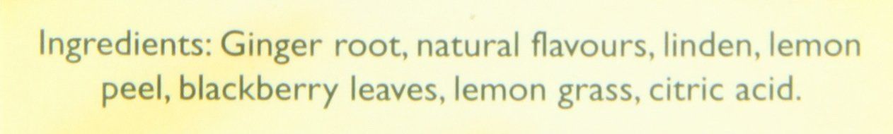 Twinings Herbal Tea, Lemon and Ginger, 25 Count Bagged Tea (6 Pack) N2