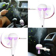 Sunnyhome007 50ml 2-in-1 Portable Mini USB Car Air Humidifier and Aromatherapy Essential Oil Diffuser, Air Purify... N15