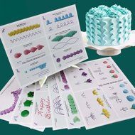 BleuMoo Cake Decorating Practice Board Icing Drawing Paper Sugarcraft Tool N6