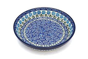 Polish Pottery Baker - Pie Dish - Antique Rose