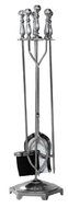 Uniflame, F-1698, 5pc Pewter Wrought Iron Fireset