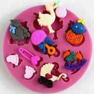 &quot;Silicone Goose Feet Cartoon Fondant Chocolate Mold Mould Cake Decoration&quot; shopping N4