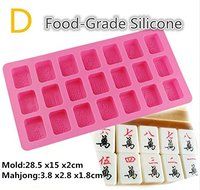 Lariy Chocolate Maker food-Grade Polycarbonate/Silicone Chocolate Mold Chinese Mahjong N4