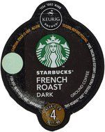 Starbucks Dark French Roast Coffee Keurig Vue Portion Pack, 32 Count N4