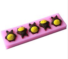 1pcs 3d Carton Animal Shape Silicone Lace Mold Cake Tools, Fondant Bakeware Decorating, Candy, Cookie, Jelly Tools