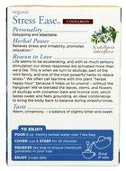 Traditional Medicinals - Organic Stress Ease Tea Cinnamon - 16 Tea Bags