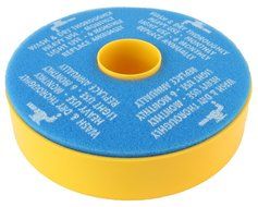 First4spares Dyson Compatible Washable Round Pre Motor Side Filter to fit DC07 Vacuum Cleaners (Yellow / Blue)