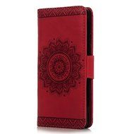 iPhone 7 Case (4.7 inch) - Wallet Folio Flip Embossed Totem PU Leather Case with Stand Card Slots and Slim Fit... N9