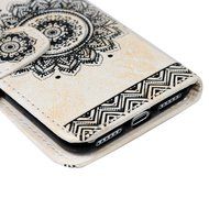 iPhone 7 Case (4.7 inch) - Wallet Folio Flip Embossed Totem PU Leather Case with Stand Card Slots and Slim Fit... N13