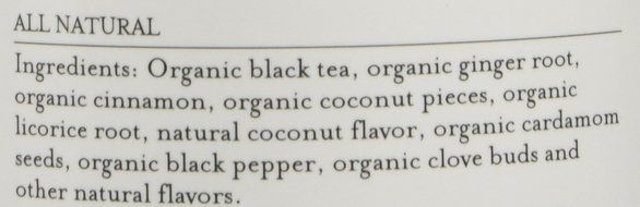 Tea Forte COCONUT CHAI LATTE Loose Leaf Black Tea, 3.88 Ounce Tea Tin