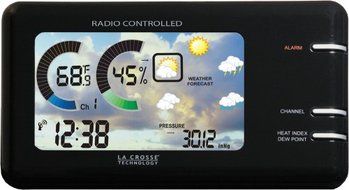 La Crosse Technology WS-450B Color Wireless Weather Station, Black N2